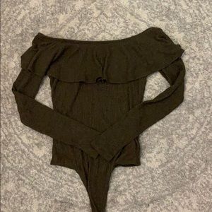Express off shoulder bodysuite